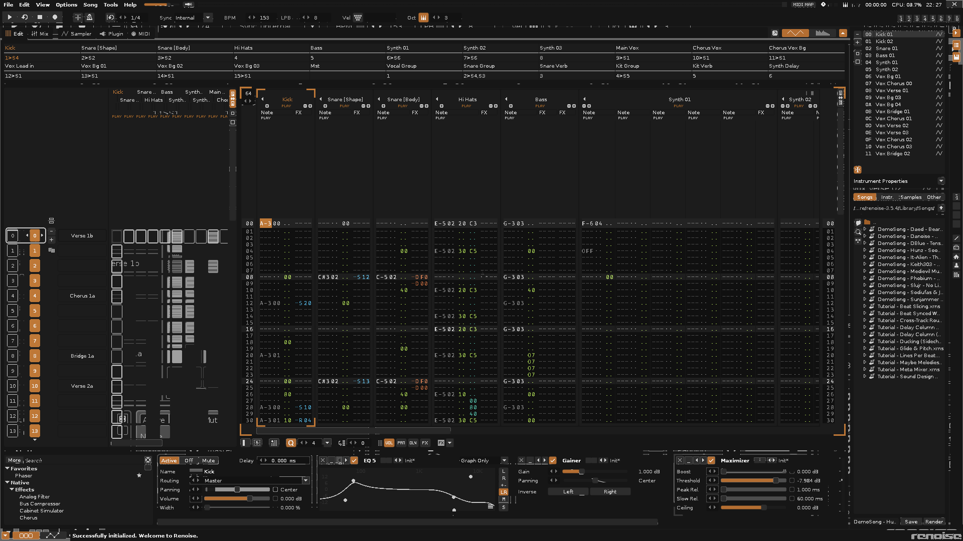 Pattern Editor preview of Graphite