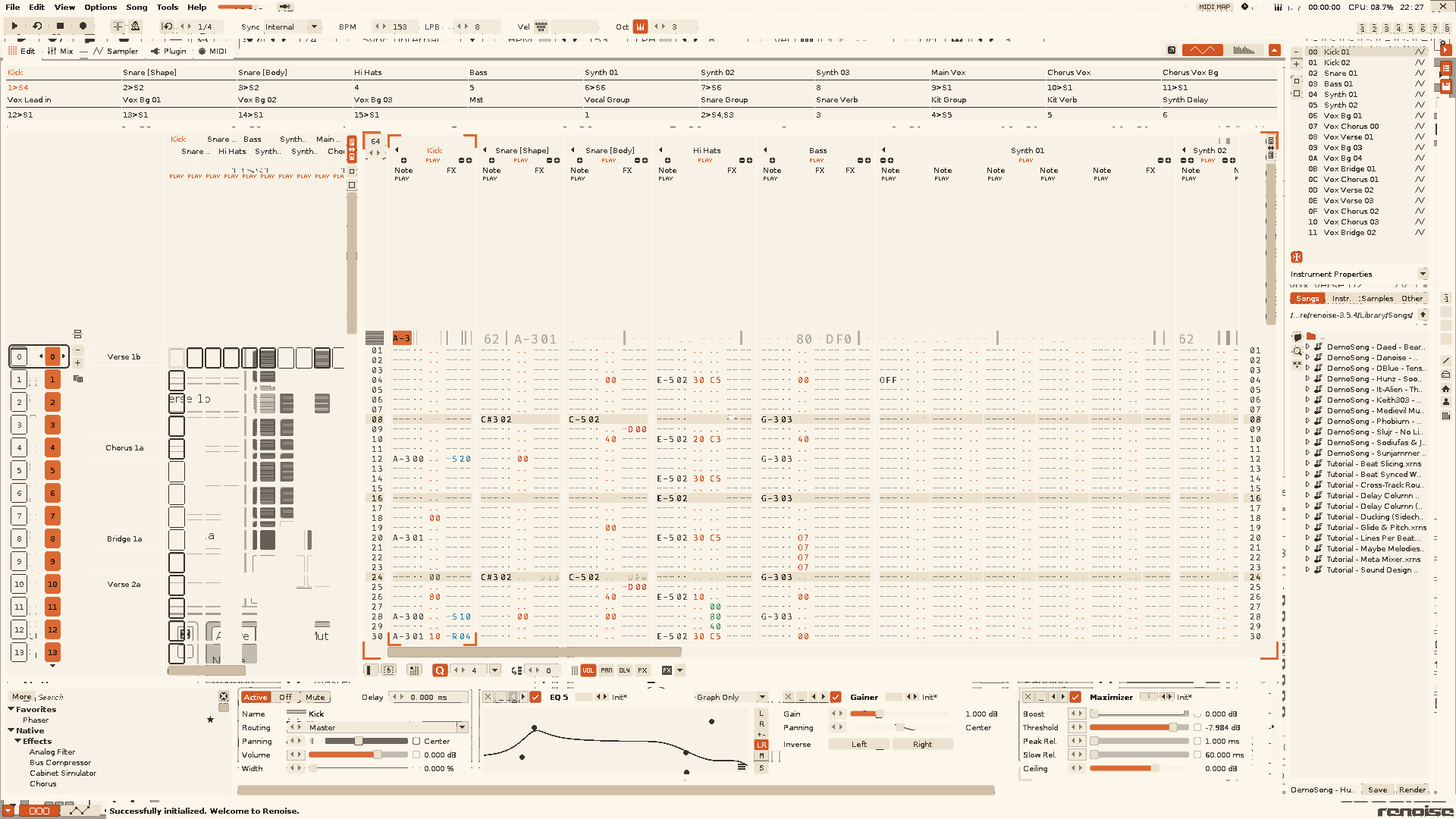 Pattern Editor preview of Yaru Light Flat